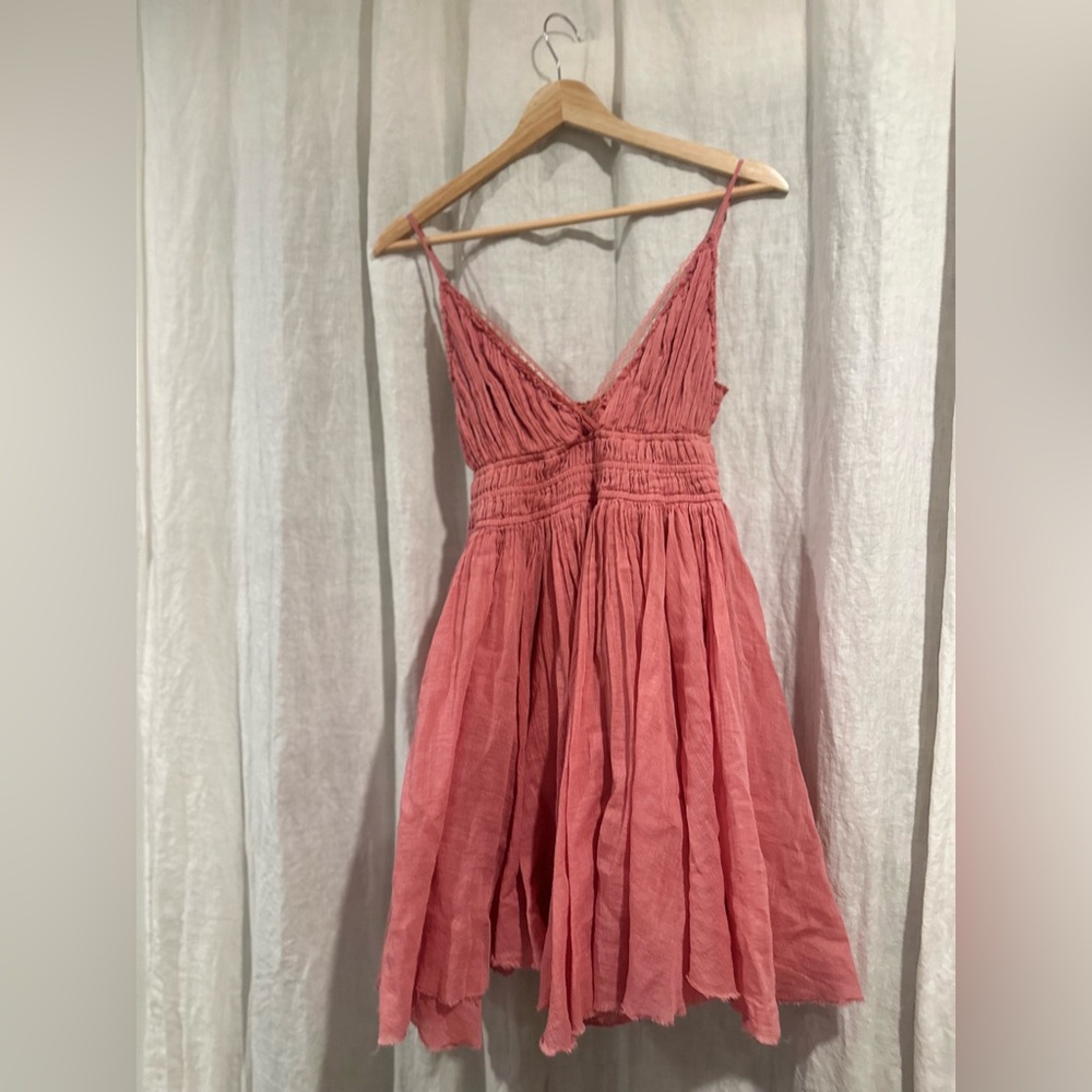 free people | delia slip dress, rosaline pink (m)